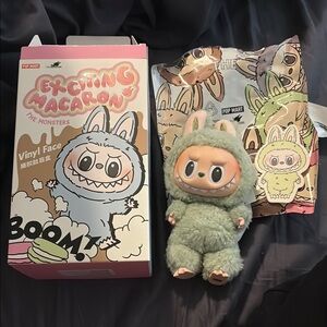 Exciting Macarons Monster Plush Toy - Green Grape